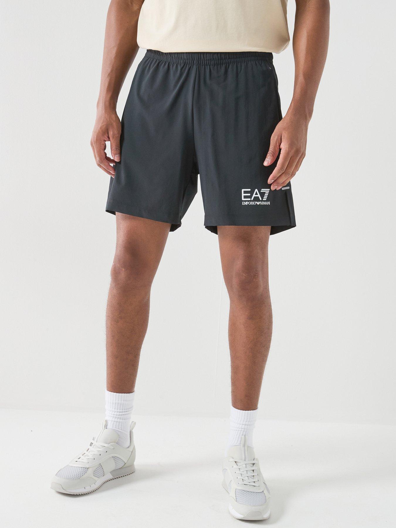 EA7 Emporio Armani Ea7 Emporio Armani Tennis Pro Multi-sport Ventus Shorts - Black