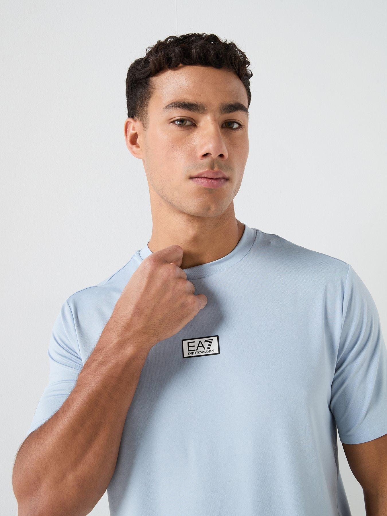 Image 5 of 6 of EA7 Emporio Armani Ventus T-Shirt - Light Blue