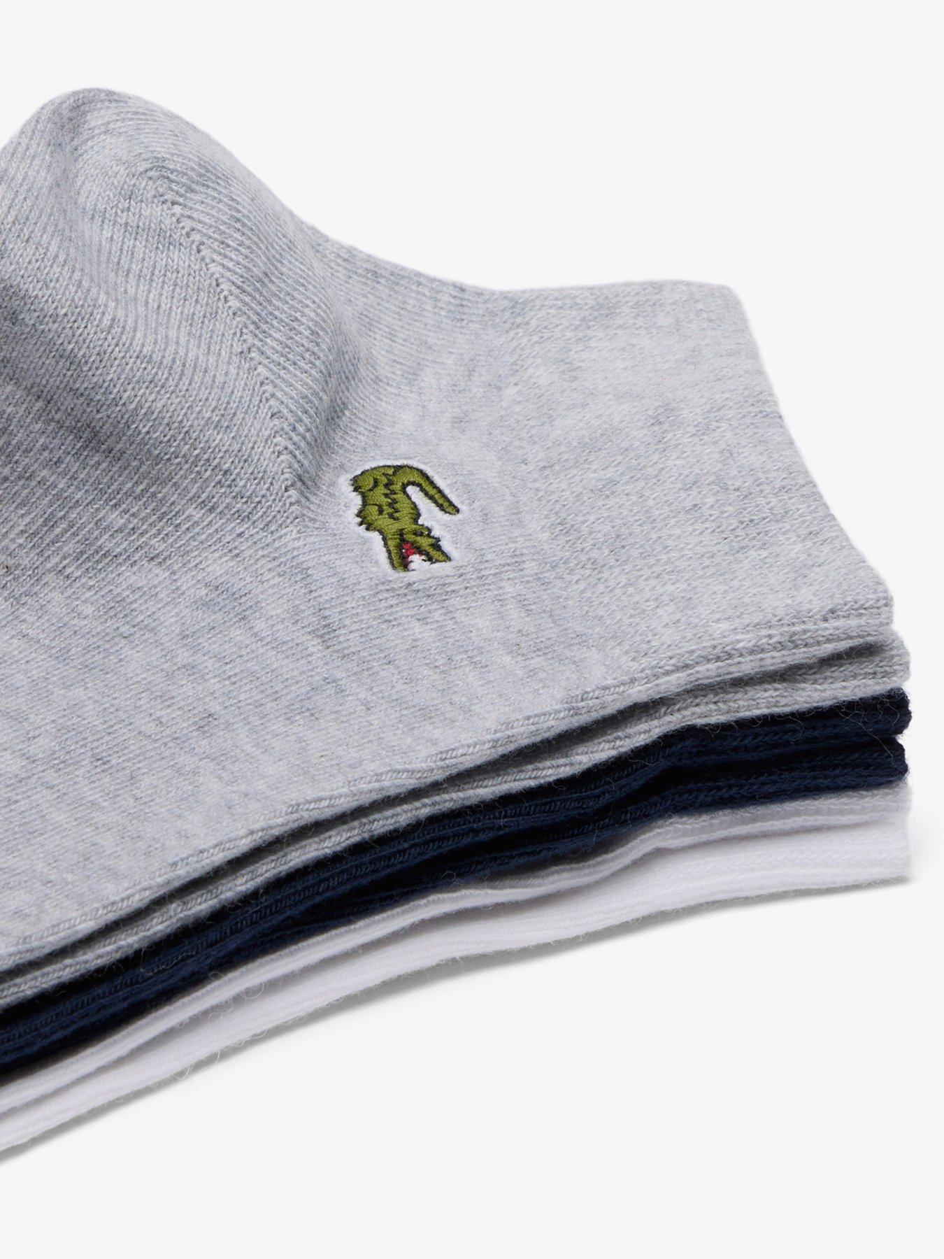 Image 3 of 3 of Lacoste Lacoste 3-pack Ankle Socks - Multi