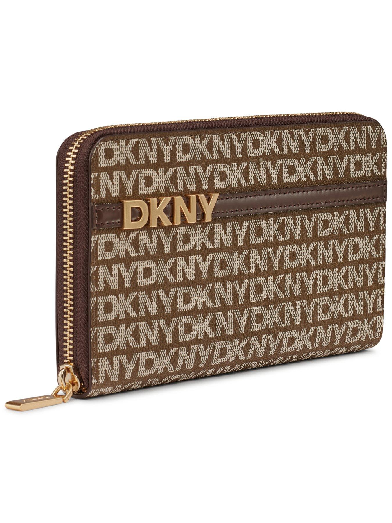 dkny-avril-zip-around-wallet-brownoutfit