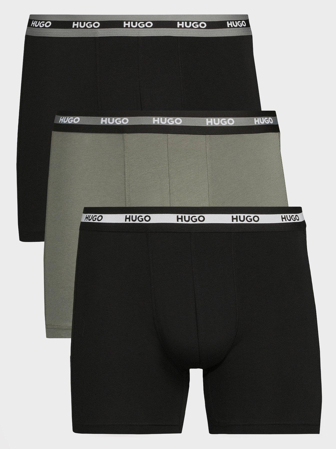 HUGO Hugo 3 Pack Triplet Planet Boxer Briefs - Assorted