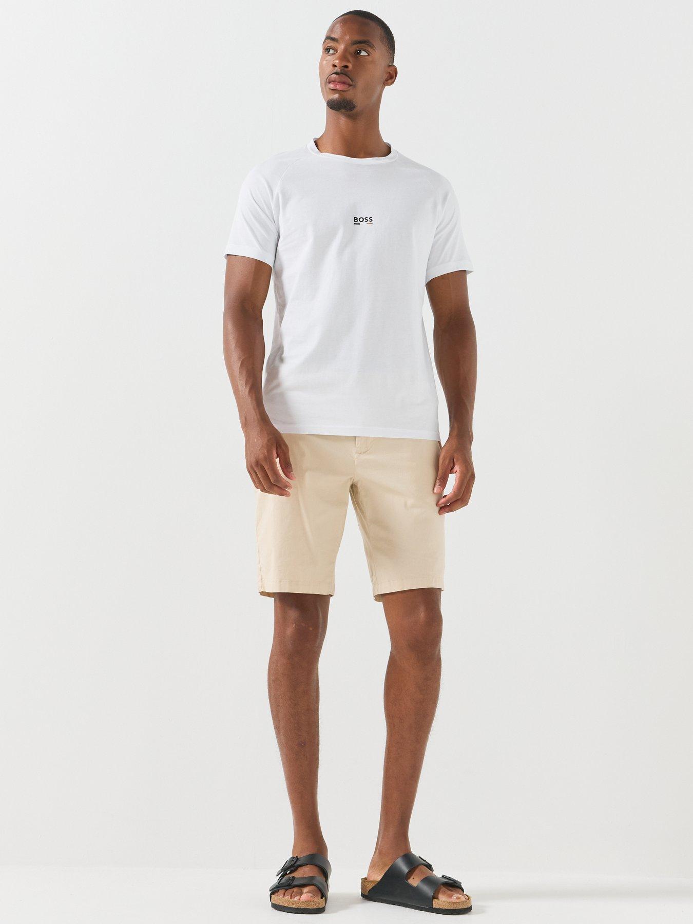 Image 3 of 5 of BOSS Bodywear Rn Slim Fit Stripe T-Shirt - White