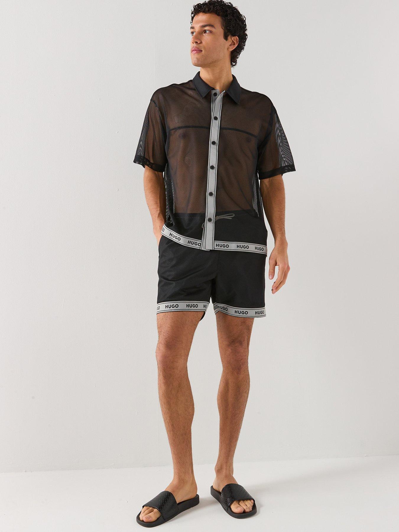 hugo-lite-beach-mesh-short-sleeve-shirt-blackback