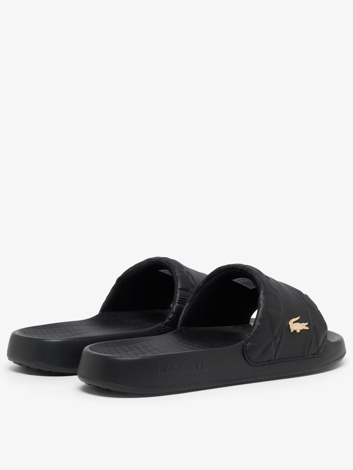 Image 3 of 6 of Lacoste Serve Hybrid Sliders - Black