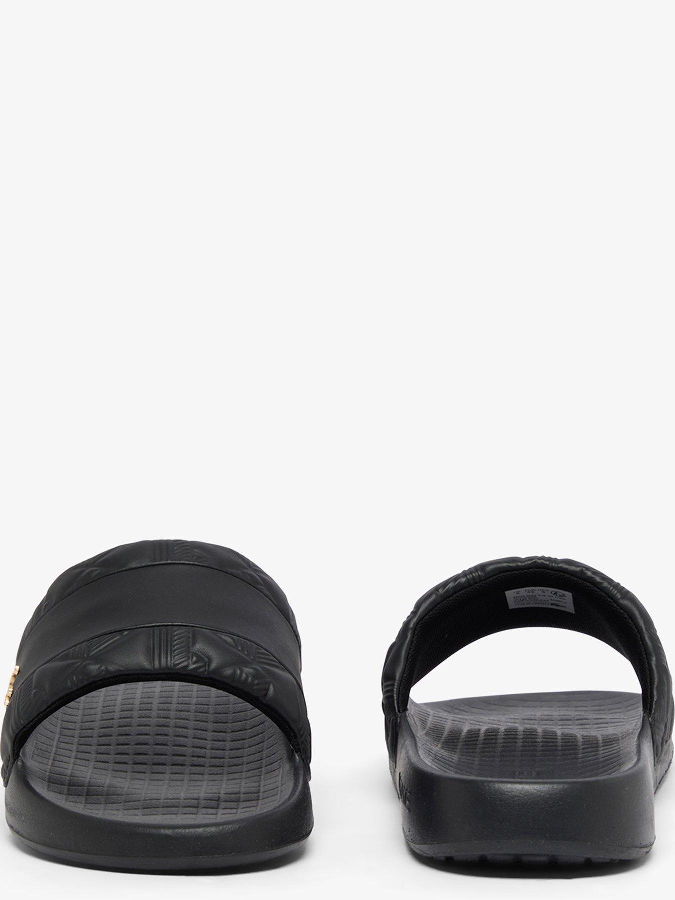 Image 5 of 6 of Lacoste Serve Hybrid Sliders - Black