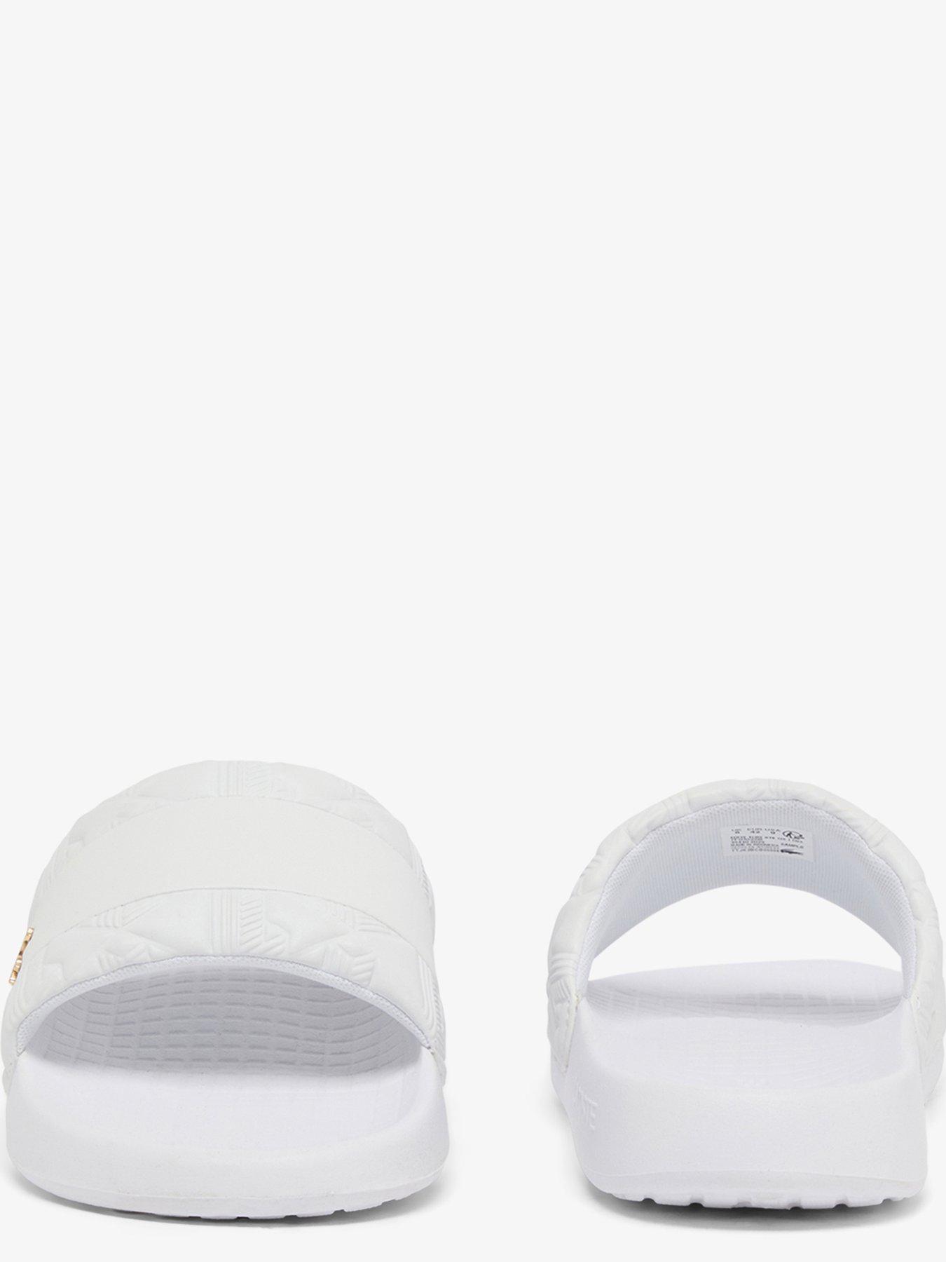 Image 5 of 6 of Lacoste Serve Hybrid Sliders - White