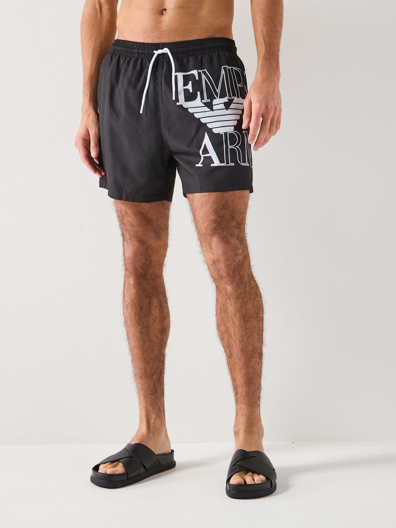 Emporio Armani Bodywear Emporio Armani Bodywear Bold Logo Swimshort - Black