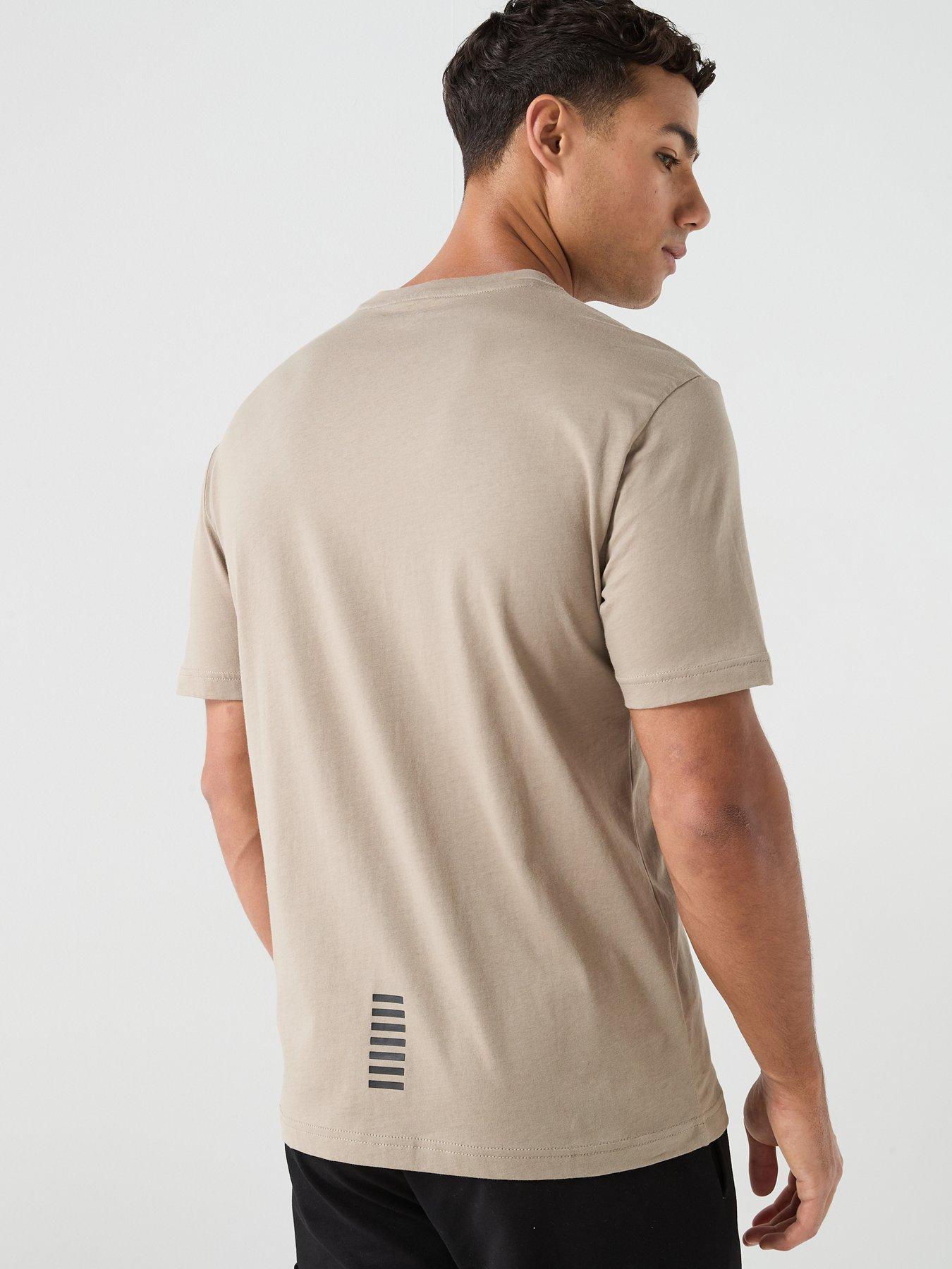 ea7-emporio-armani-core-id-crew-neck-t-shirt-light-brownstillFront