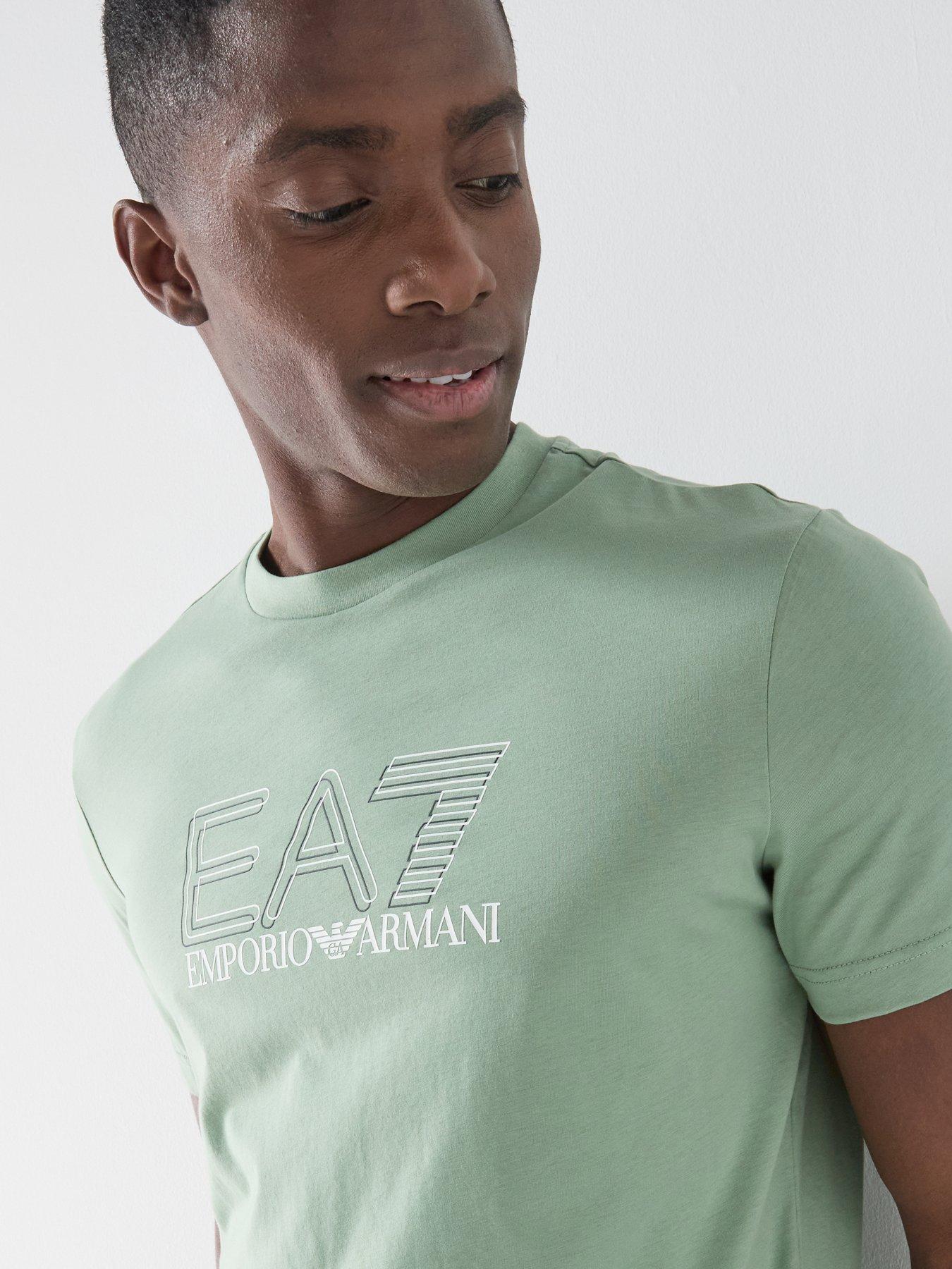 Image 4 of 5 of EA7 Emporio Armani Train Visibility T-Shirt - Green