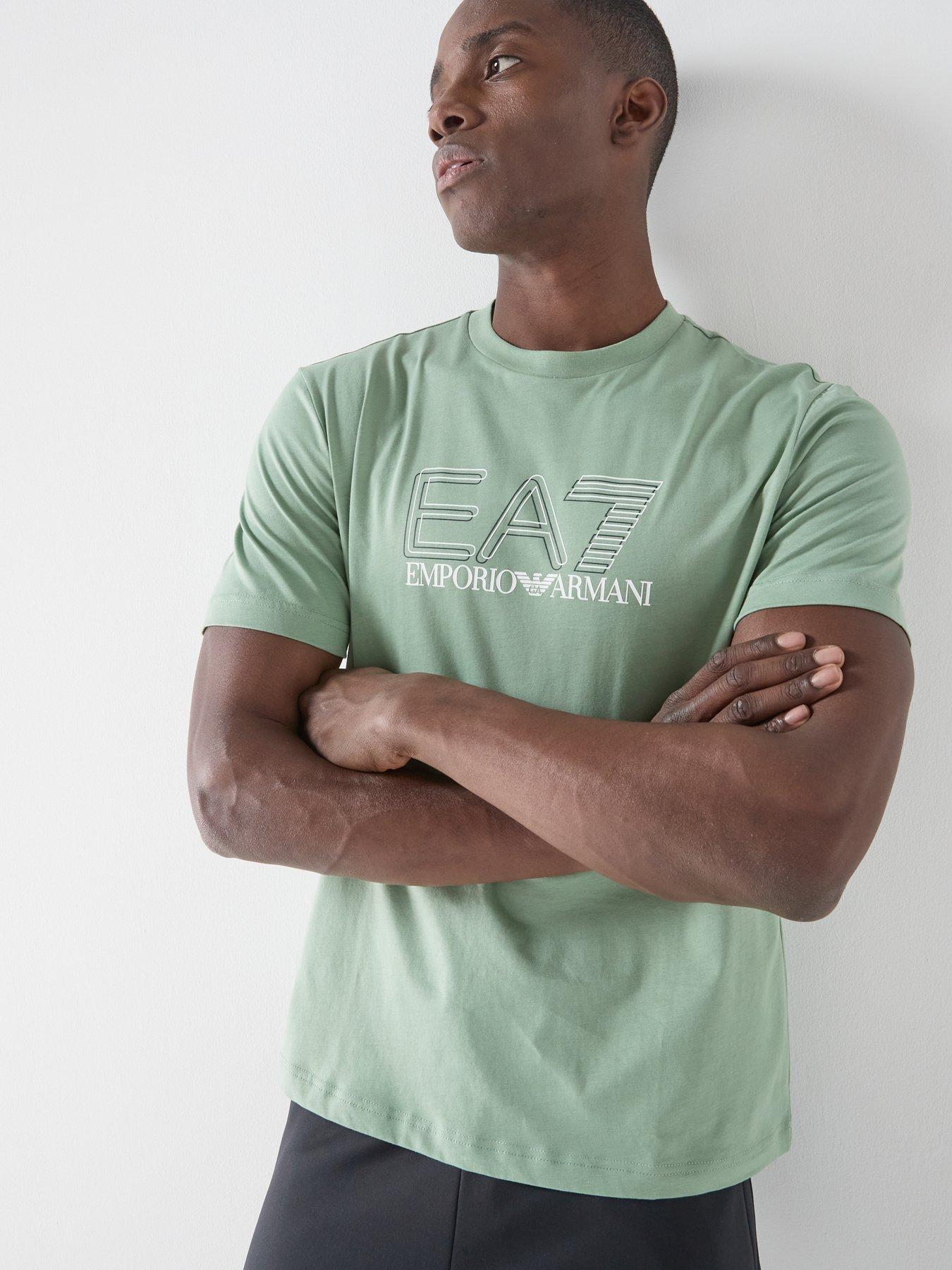 Image 5 of 5 of EA7 Emporio Armani Train Visibility T-Shirt - Green