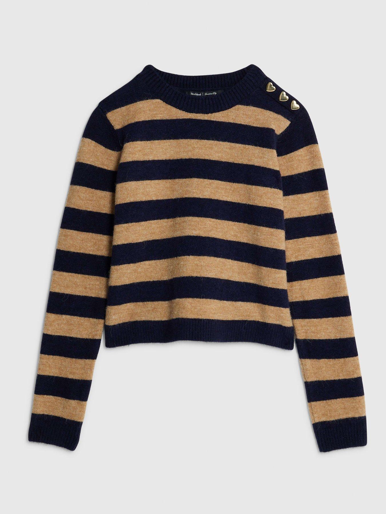 river-island-stripe-heart-button-jumper-navydetail