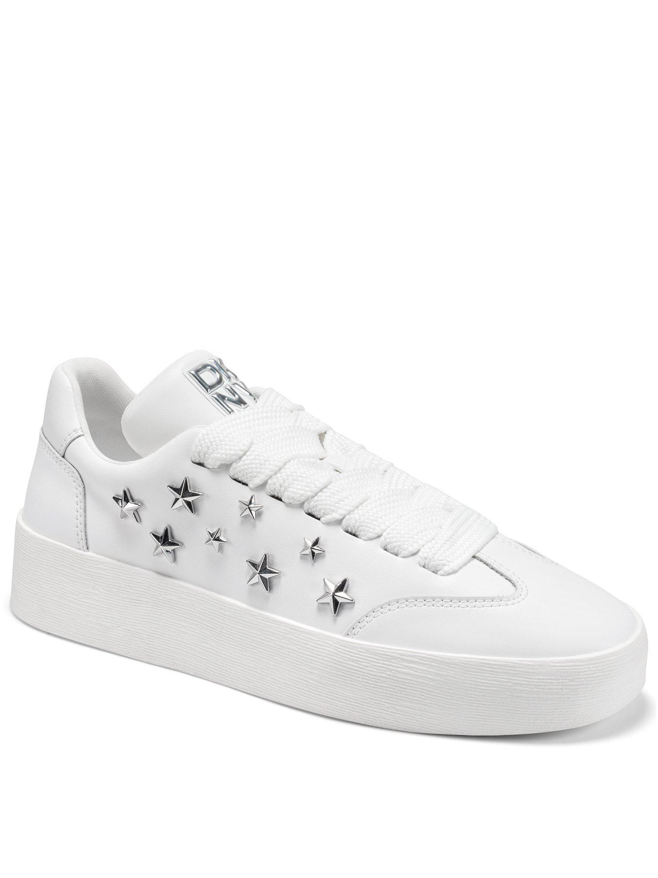 dkny-glynda-lace-up-sneaker-trainers-white