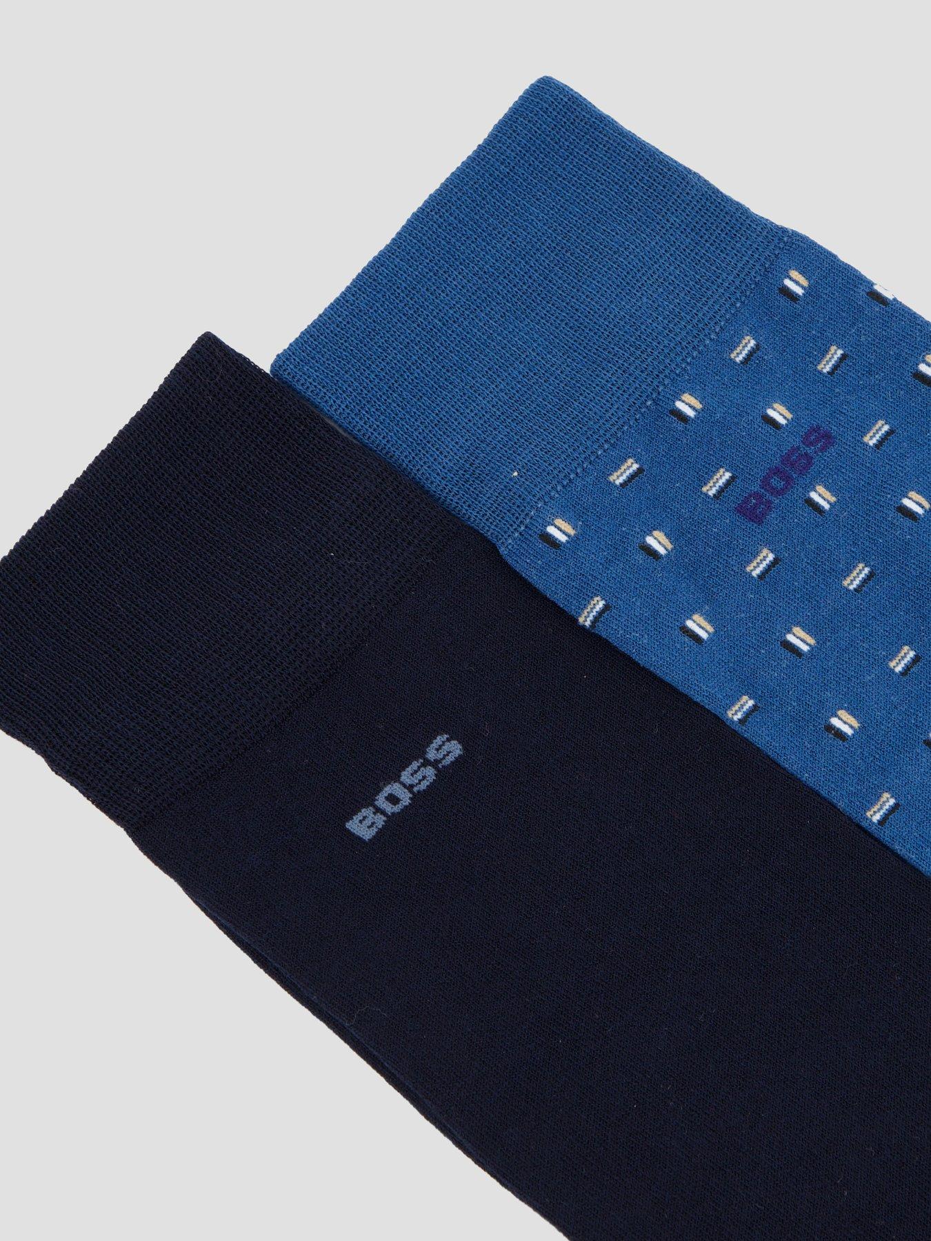 boss-bodywear-mini-corp-pattern-2-pack-mercerised-crew-socks-blueoutfit