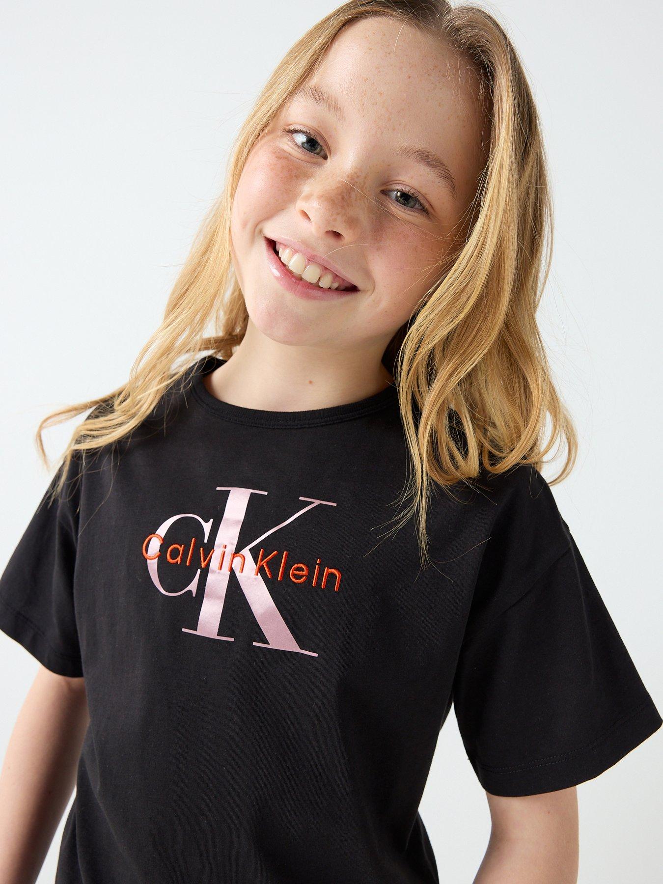calvin-klein-jeans-girls-monologo-short-sleeve-t-shirt-black