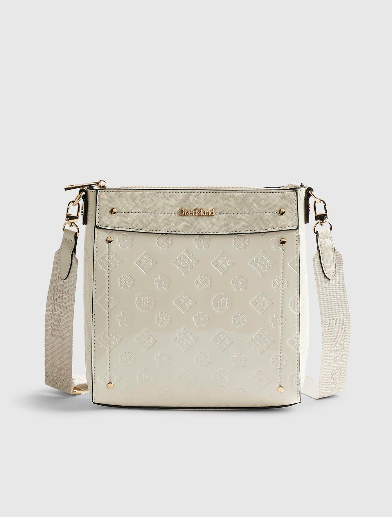 river-island-monogram-emboss-messenger-bag-cream