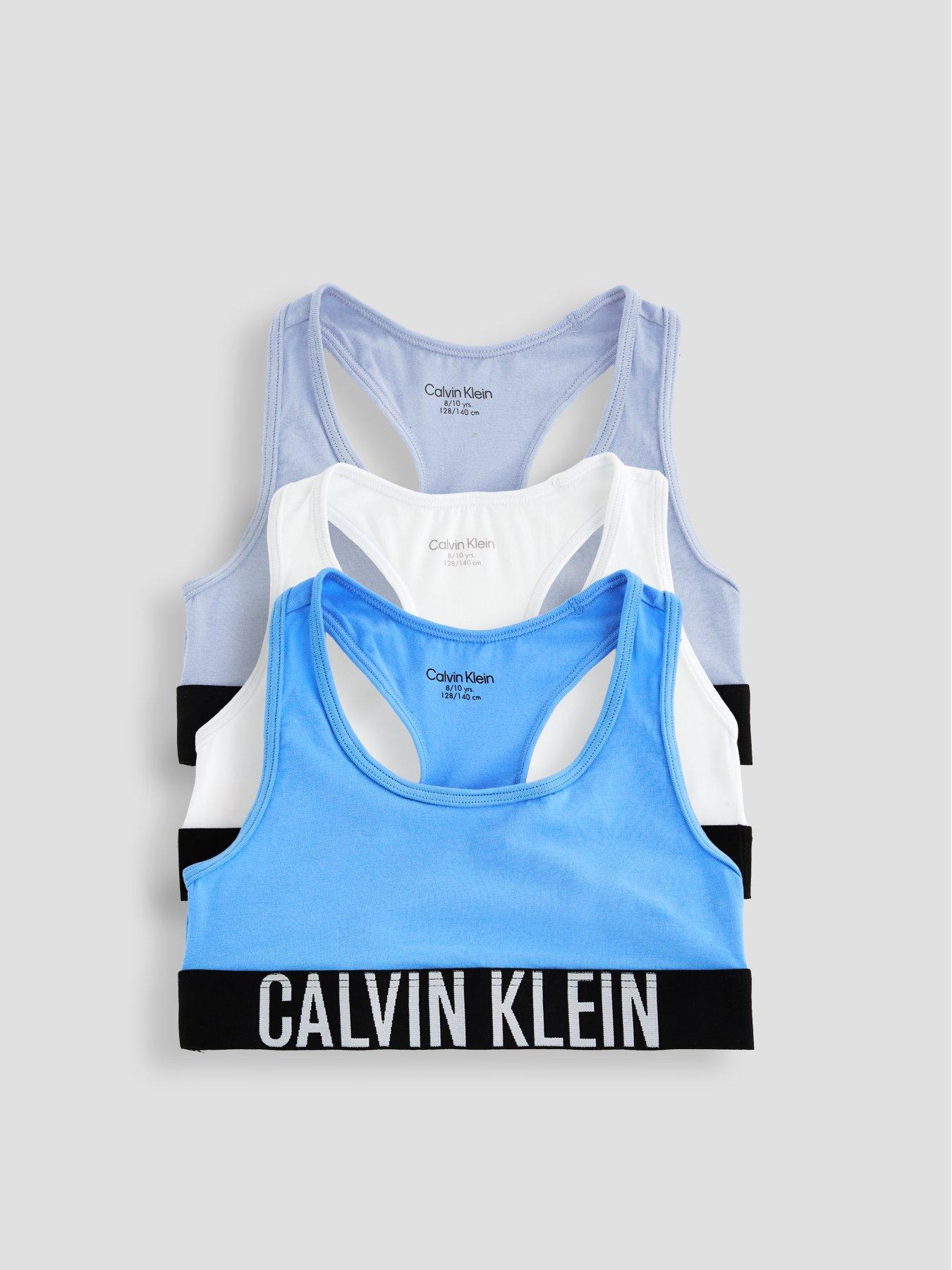Image 1 of 2 of Calvin Klein Girls 3 Pack Intense Power Bralette - Multi