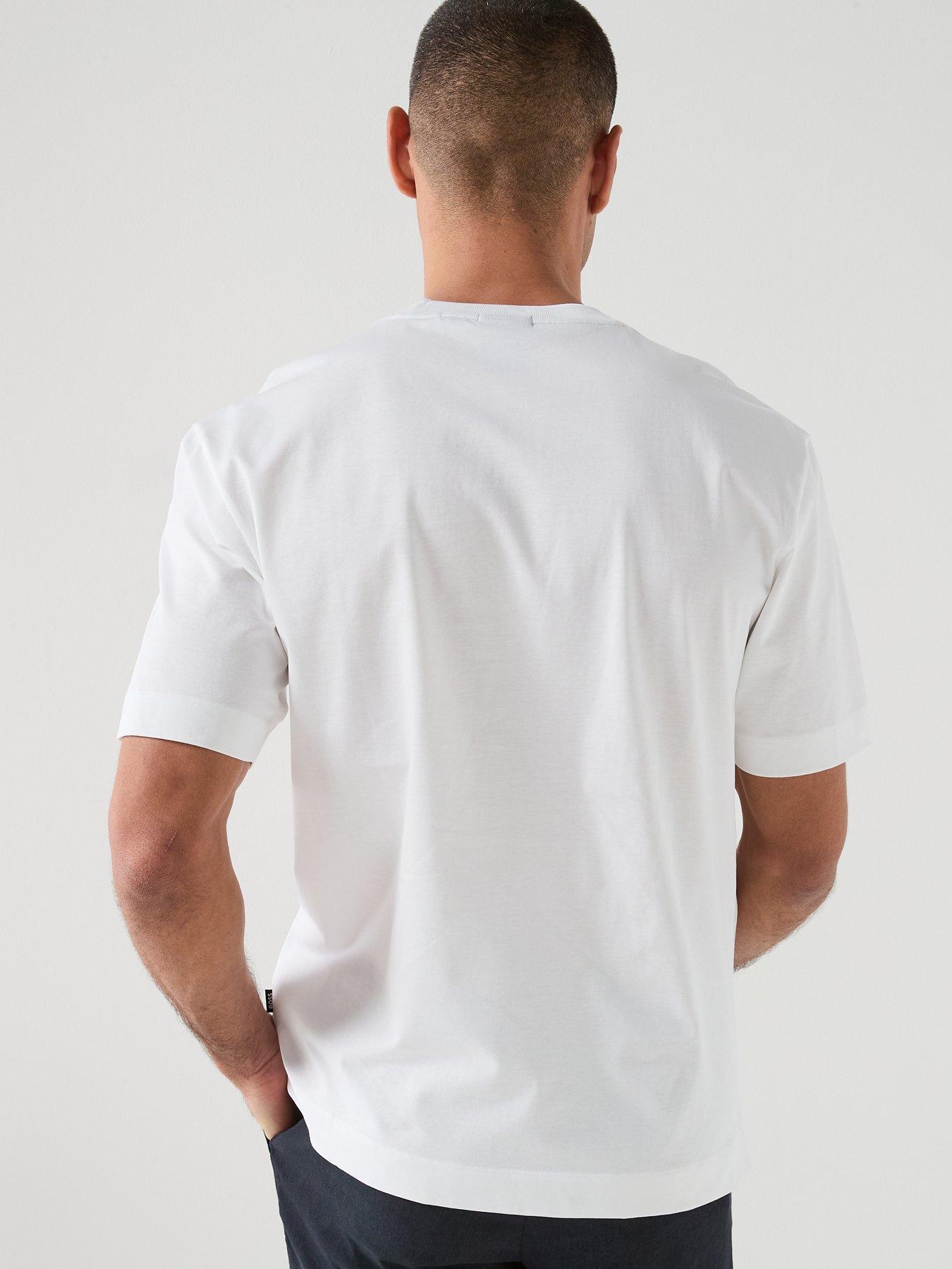 Image 2 of 5 of BOSS C-Tames 98 Bb Logo T-Shirt - White