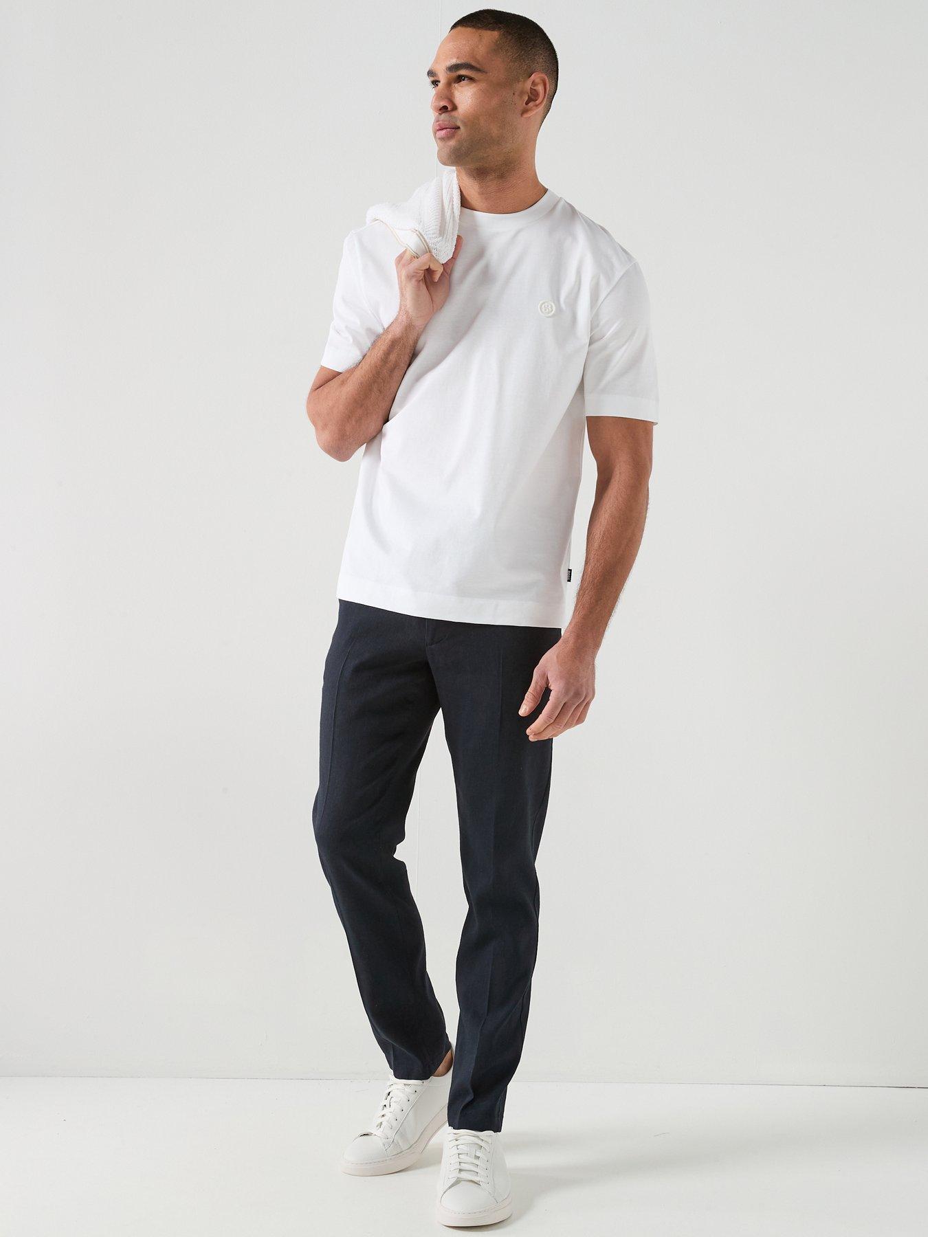 Image 3 of 5 of BOSS C-Tames 98 Bb Logo T-Shirt - White