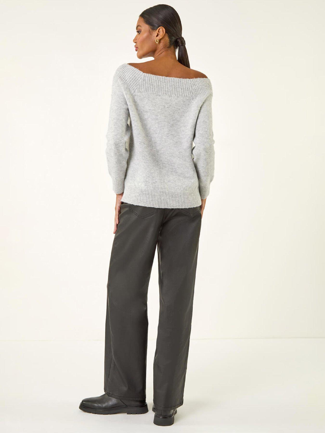 roman-embellished-soft-knit-jumper-greystillFront