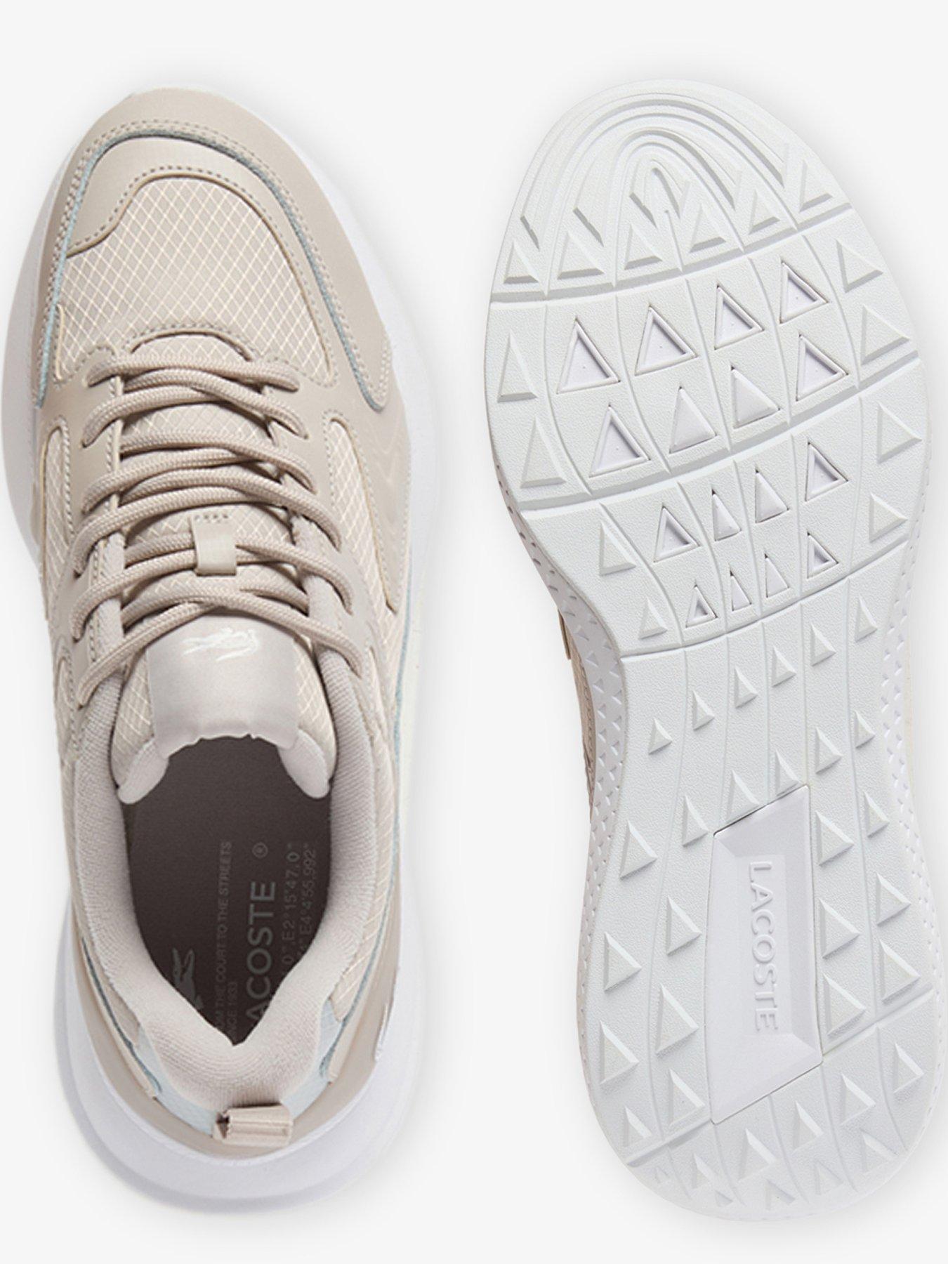 lacoste-l003-evo-trainers-greywhiteoutfit