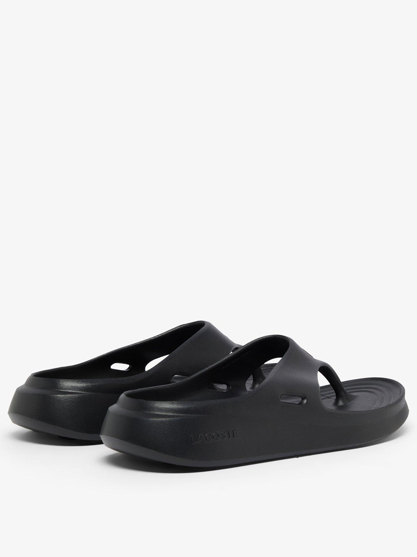 Image 3 of 6 of Lacoste Meduz Flip Flops - Grey