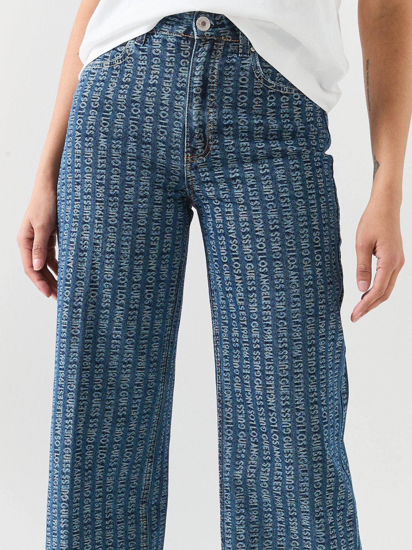 Image 4 of 6 of Guess Jeans Wide Leg Trosuers