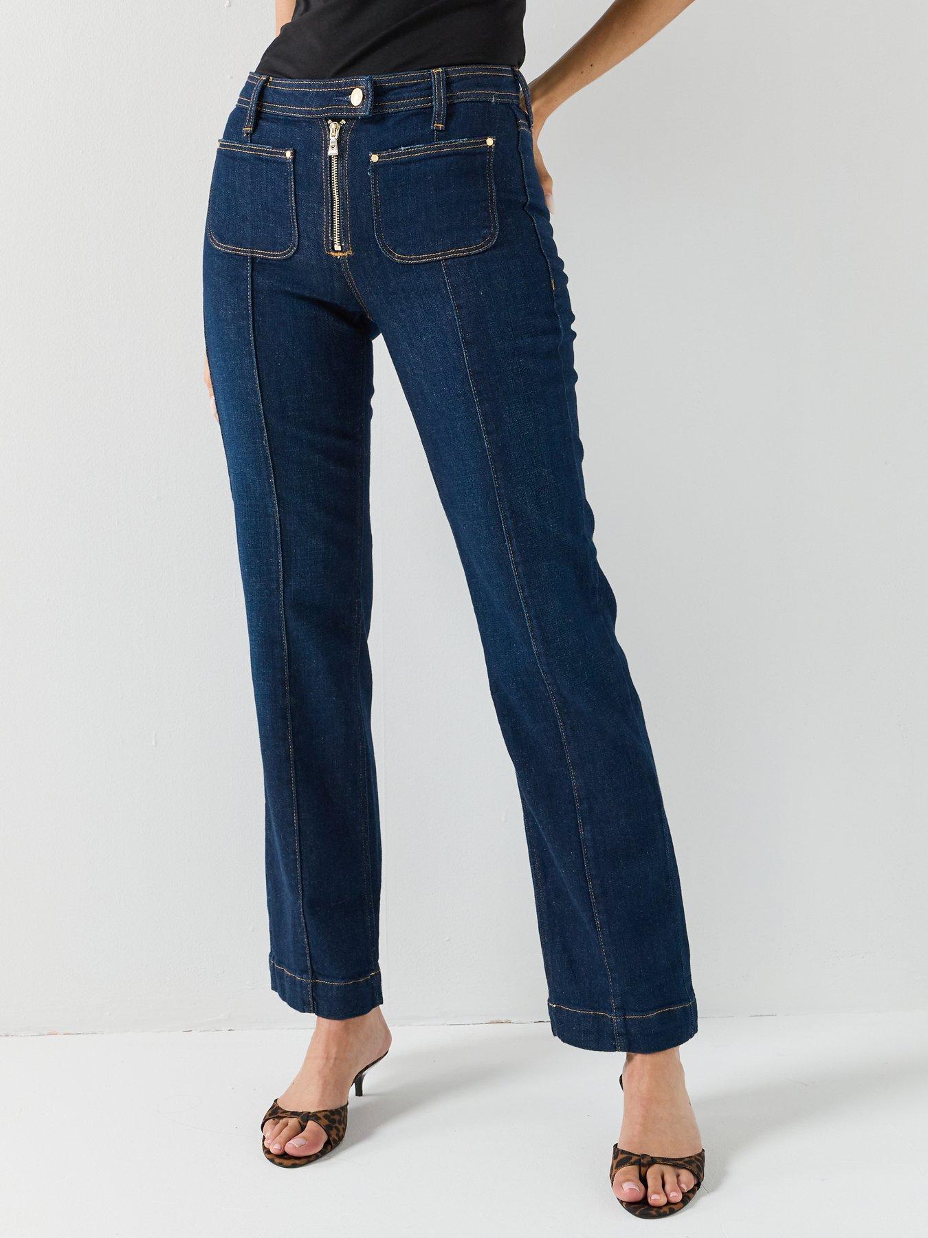Image 1 of 4 of Guess Jeans Nicky High Zip Jeans