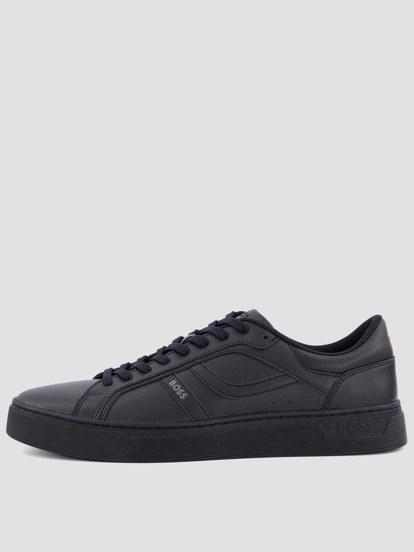 BOSS Orange Rhys Tenn PU Cupsole Sneaker - Black