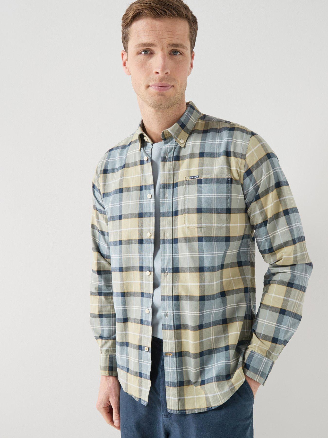 barbour-lewis-tailored-fit-shirt-greenfront