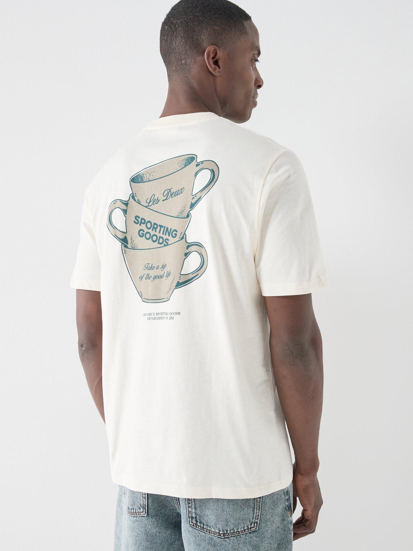 Les Deux Ben Artist Back Graphic T-Shirt - Off White