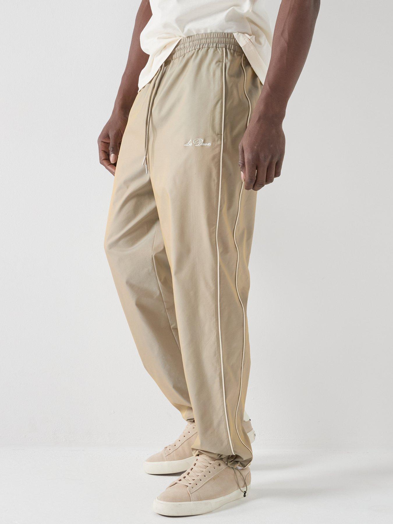 les-deux-hudson-track-trousers-beigeoutfit