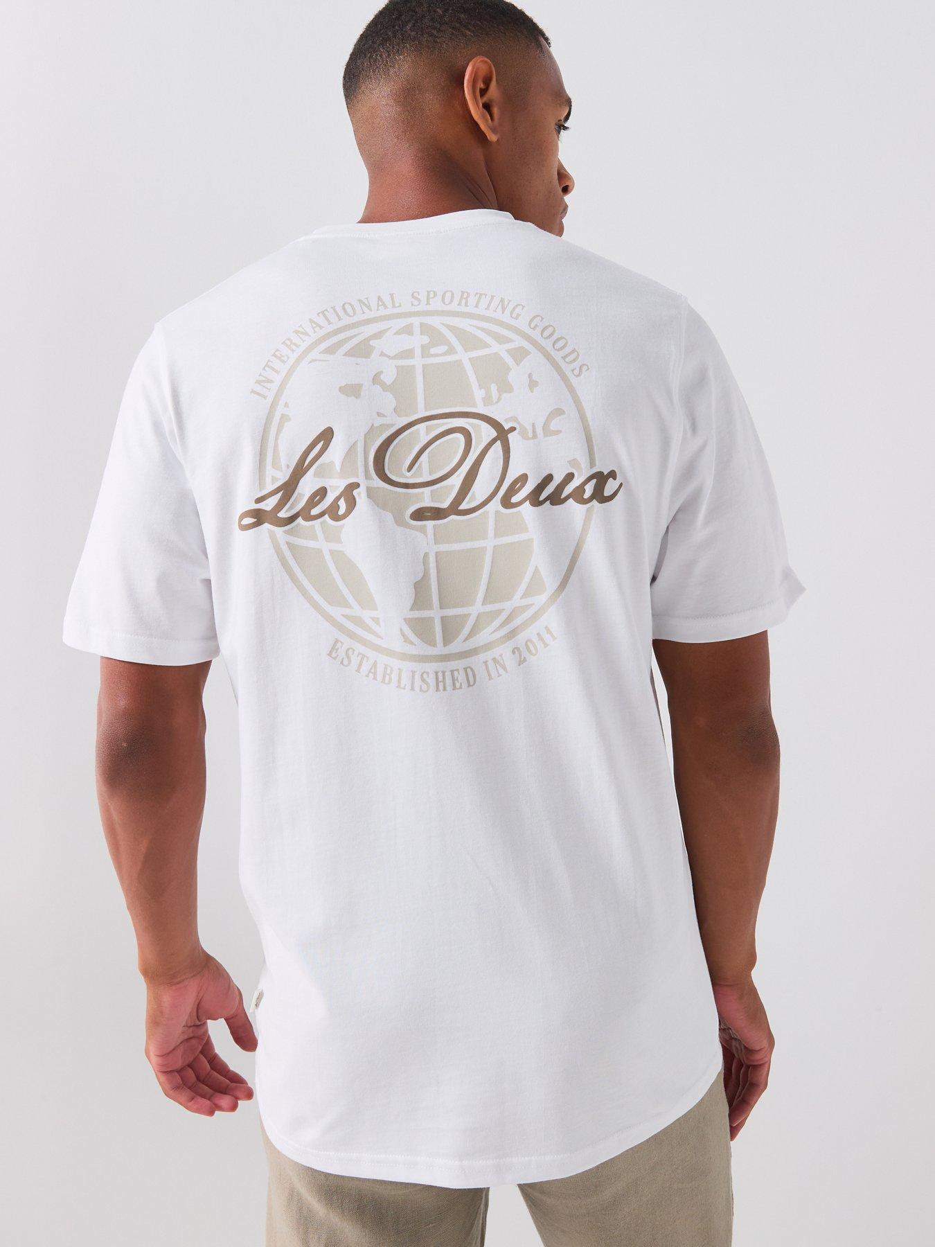 Les Deux Les Deux Ben Globe T-Shirt - White