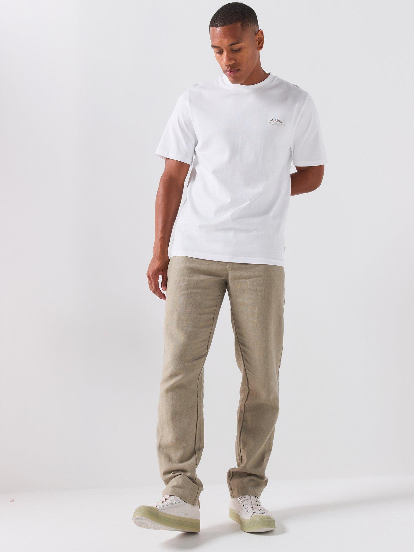 Image 3 of 5 of Les Deux Patrick Linen Trousers - Beige
