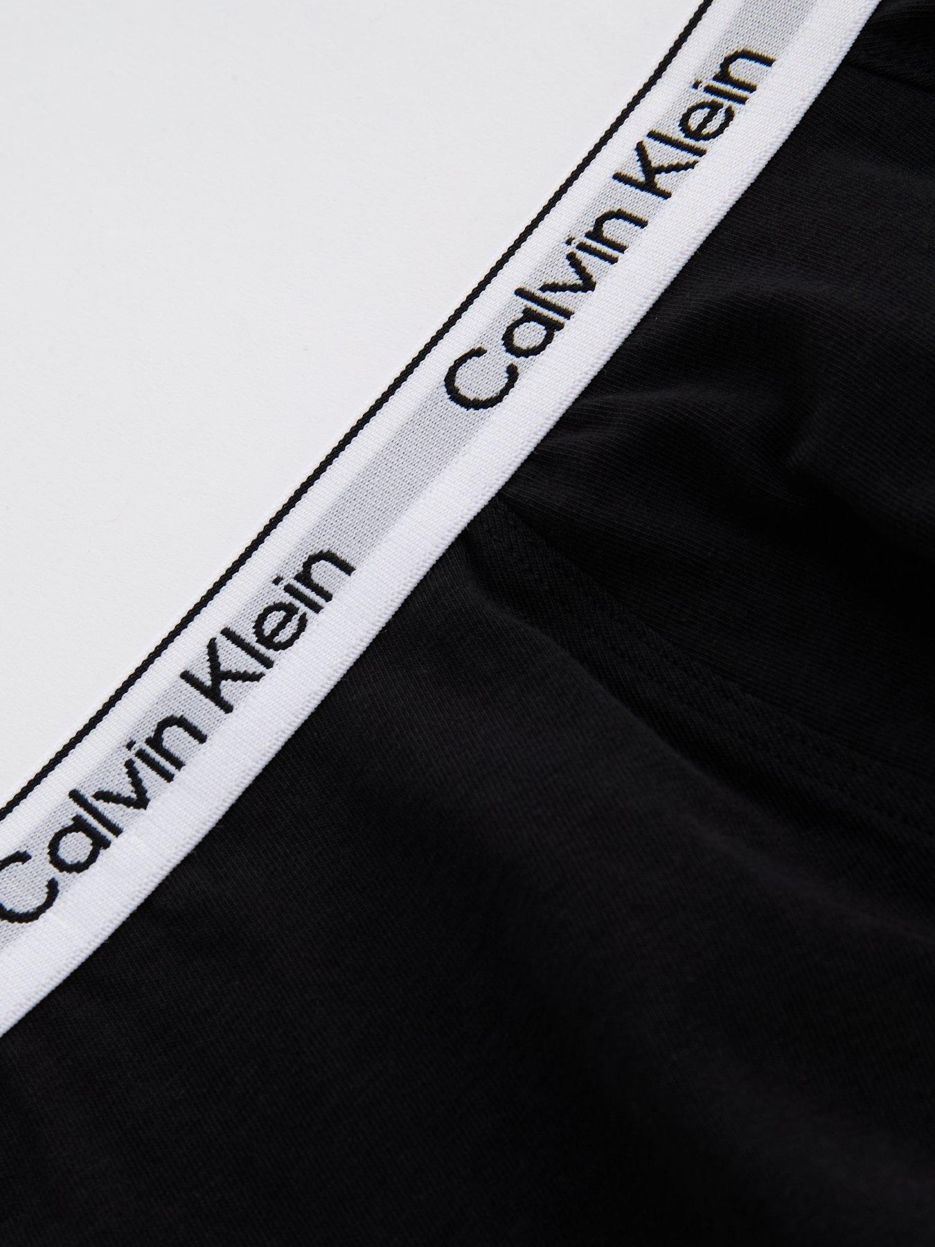 Image 5 of 5 of Calvin Klein Boys 2 Pack Modern Cotton Trunk - Black