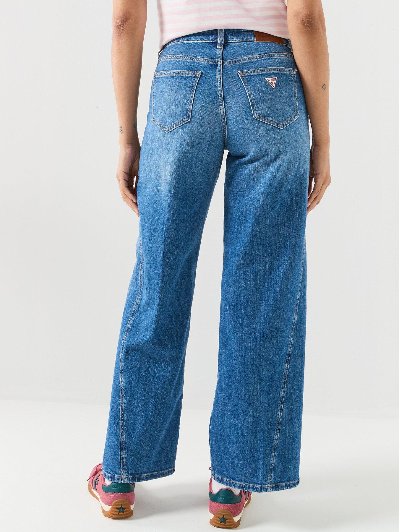 Image 2 of 4 of Guess G11 Wide Leg Twisted Jeans