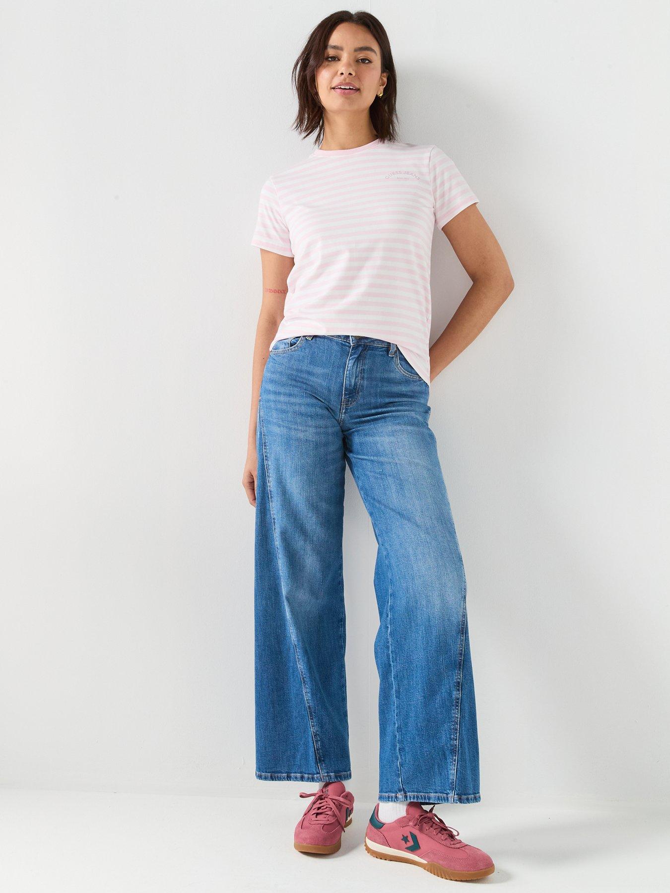 Image 3 of 4 of Guess G11 Wide Leg Twisted Jeans