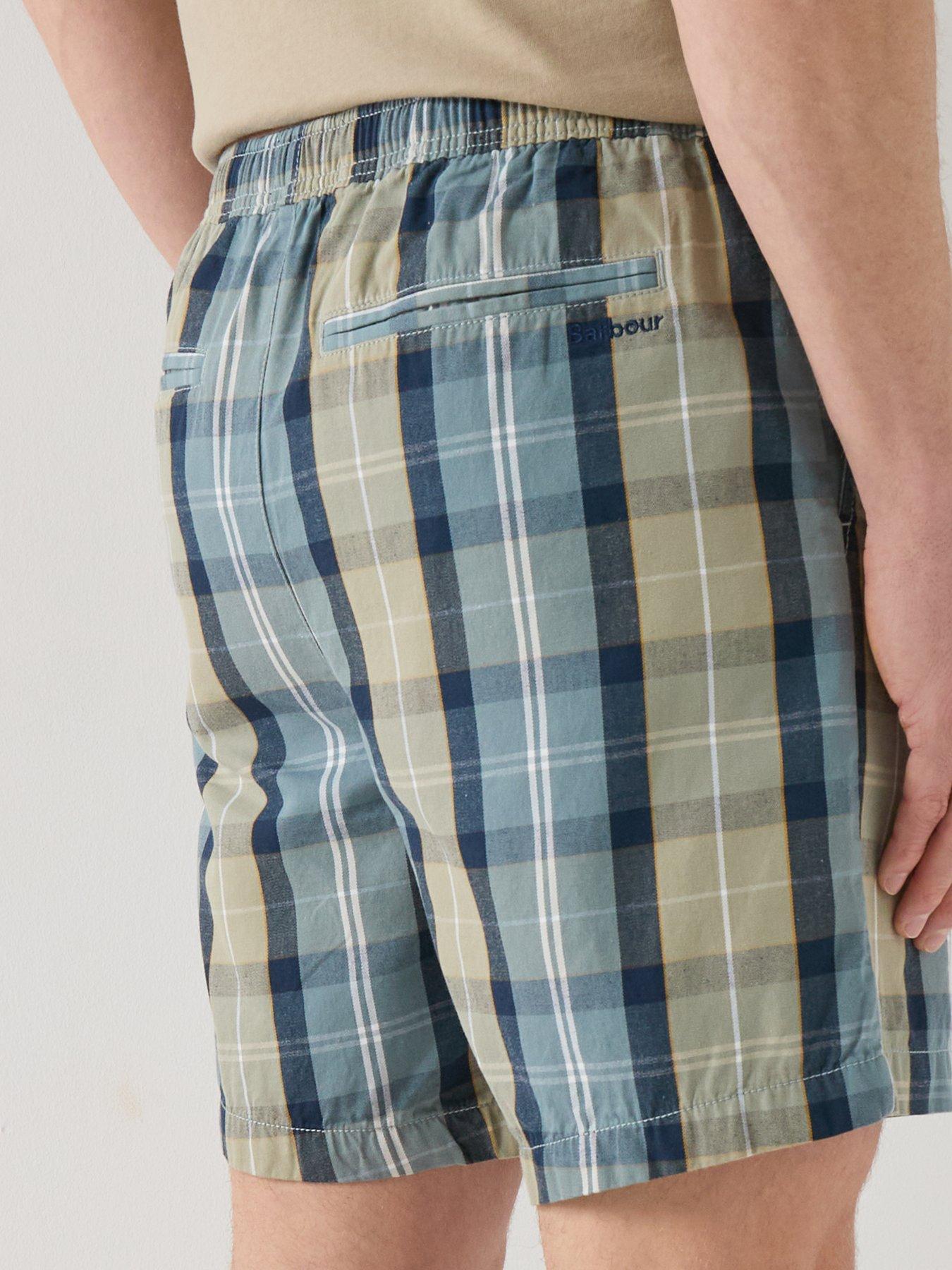 barbour-tartan-relaxed-shorts-multioutfit