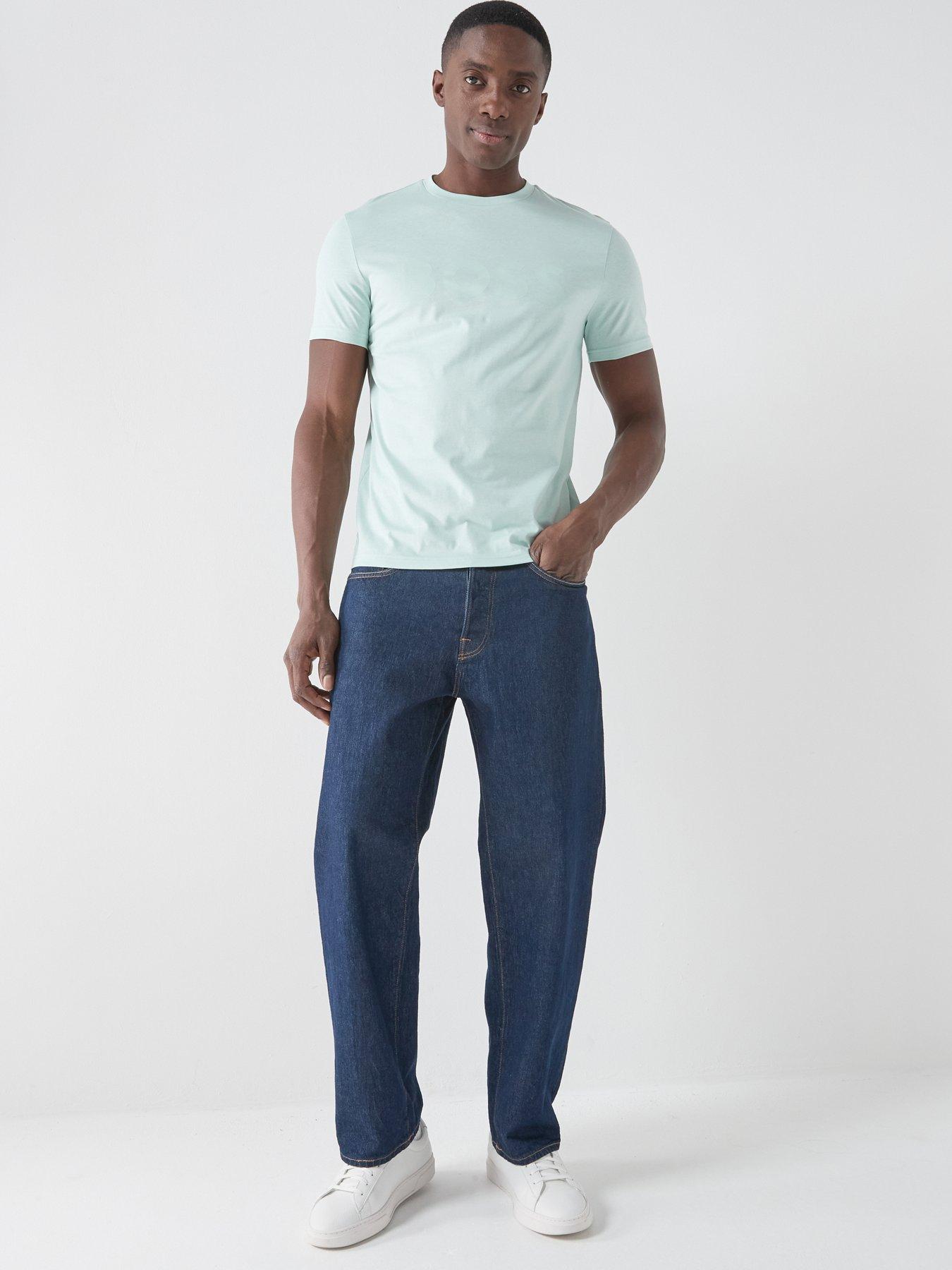 Image 3 of 4 of BOSS Large Logo T-Shirt - Light Blue