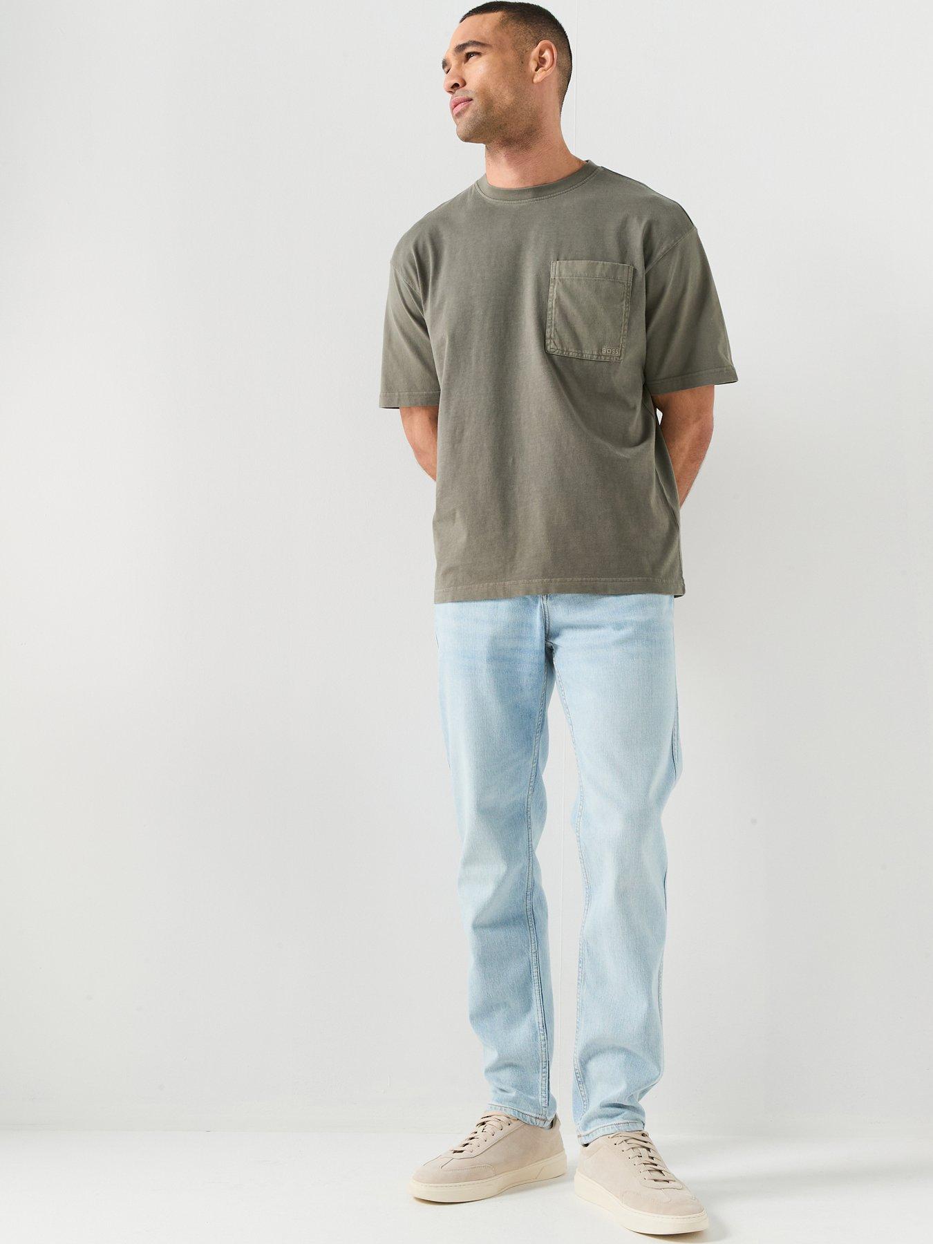 Image 3 of 5 of BOSS Te Laser Pocket T-Shirt - Green