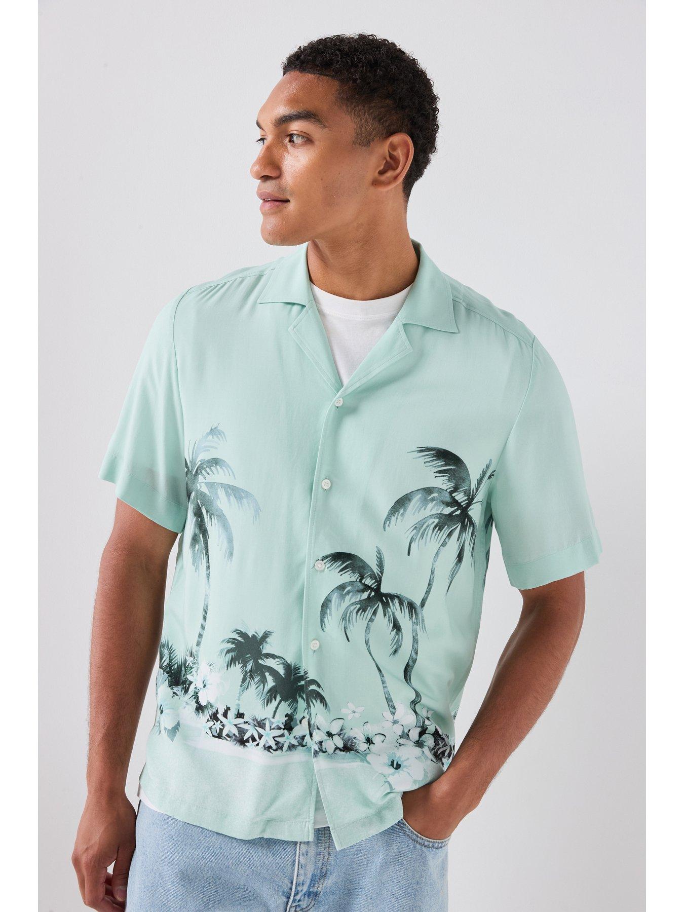 BOSS Regular-fit Shirt with Maxi Print - Patterned