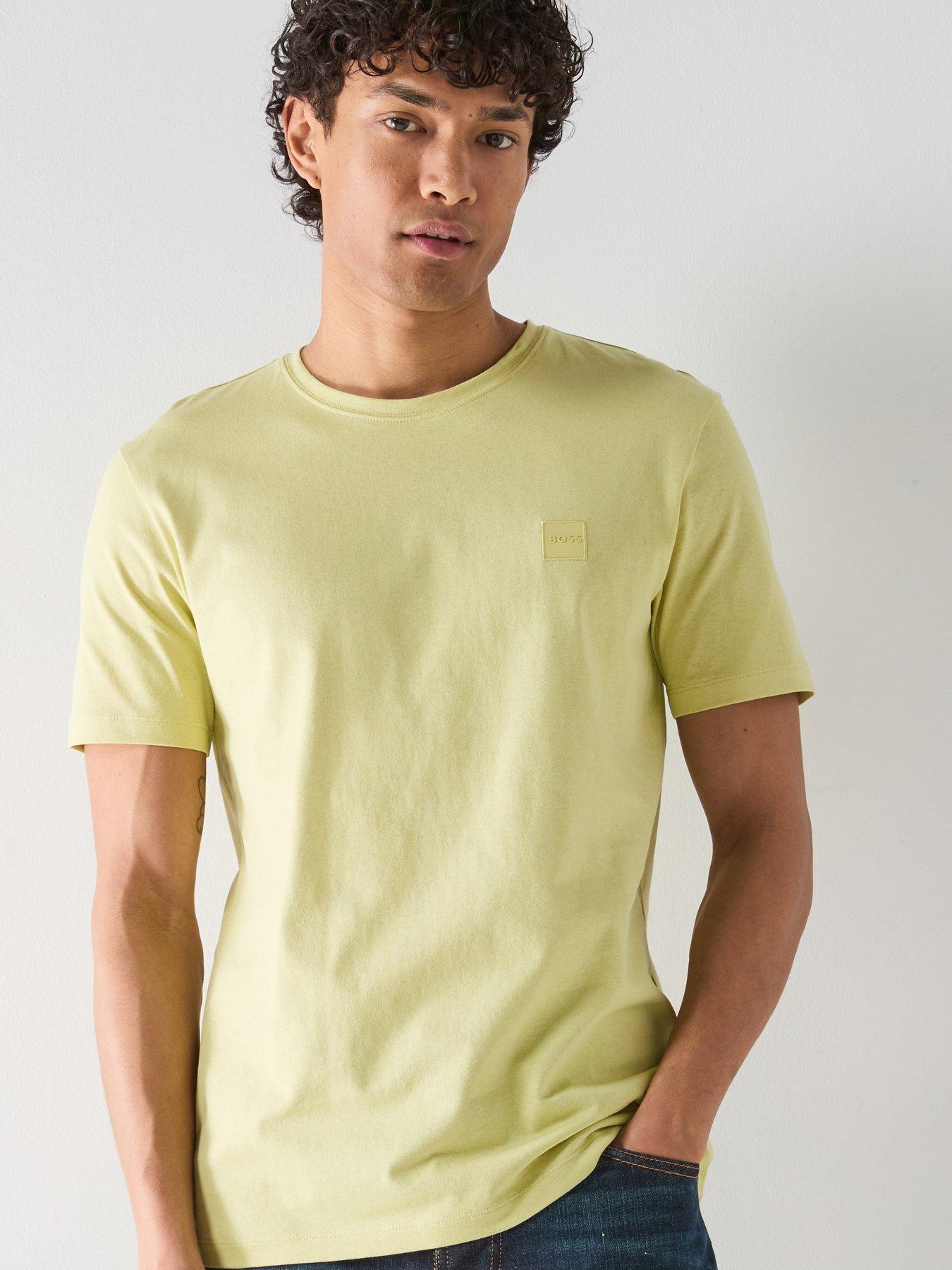 BOSS Boss Tales Tonal Logo Relaxed Fit T-shirt - Dark Yellow