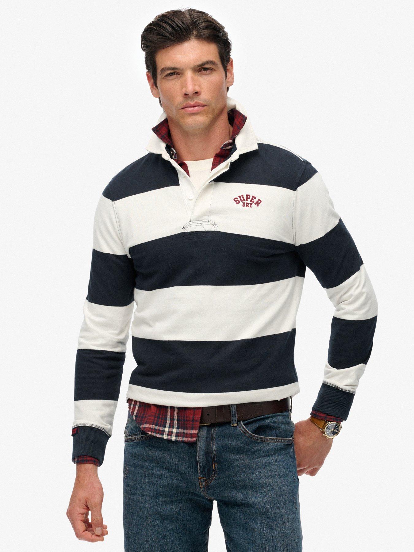 Superdry Superdry Vintage Athletic Rugby Long Sleeve T-shirt - Navy