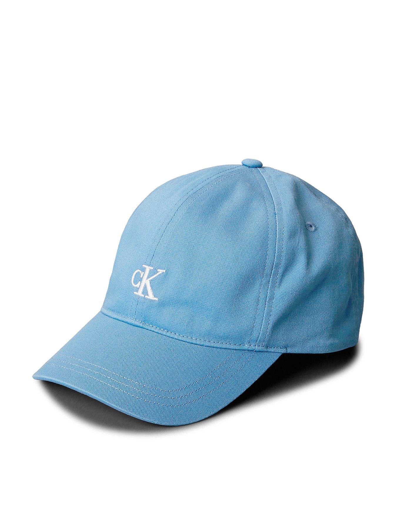 calvin-klein-kids-monogram-baseball-cap-bluefront