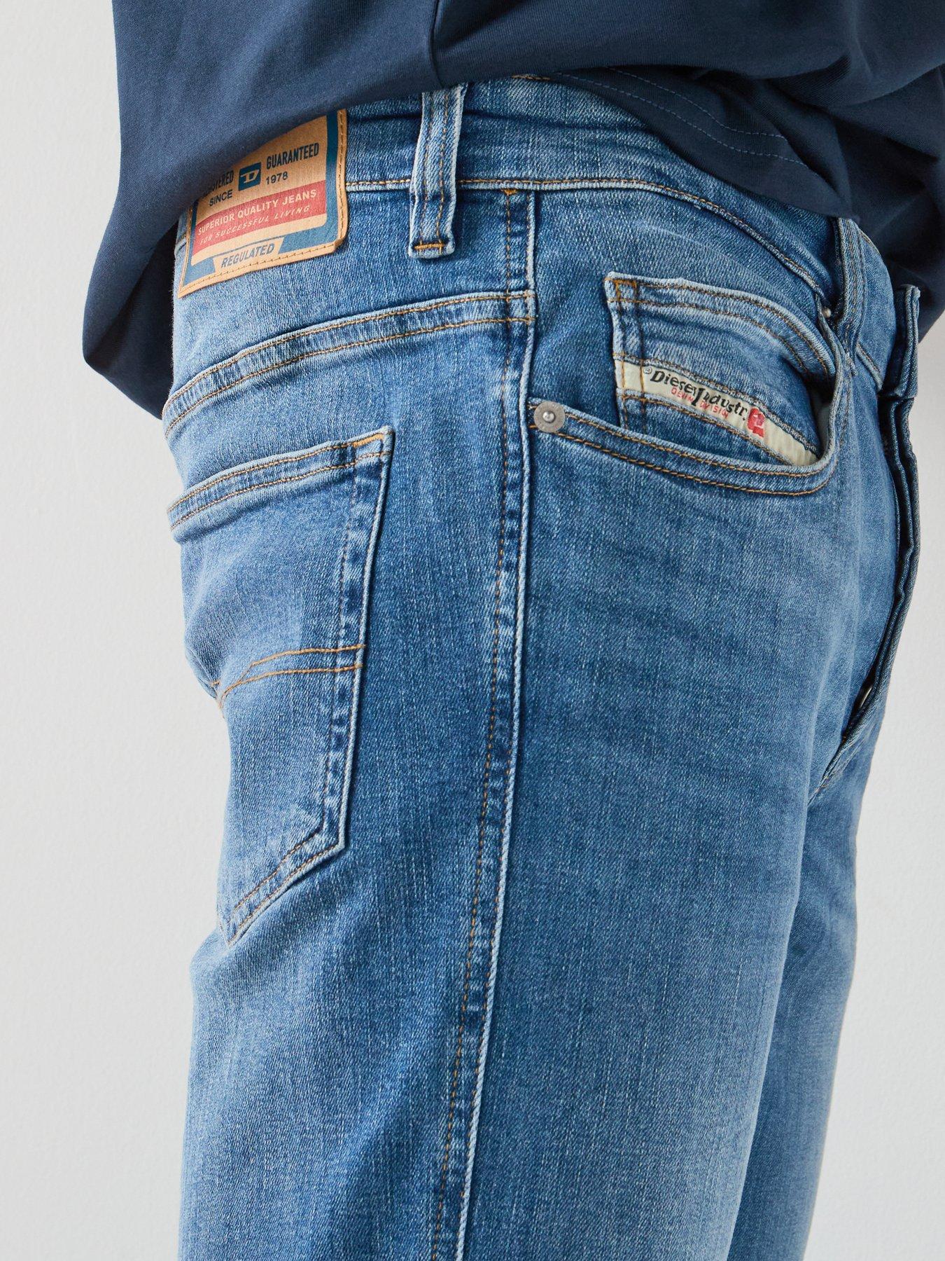 Image 4 of 5 of Diesel Diesel D-vyl Slim Straight Fit Jeans - Blue