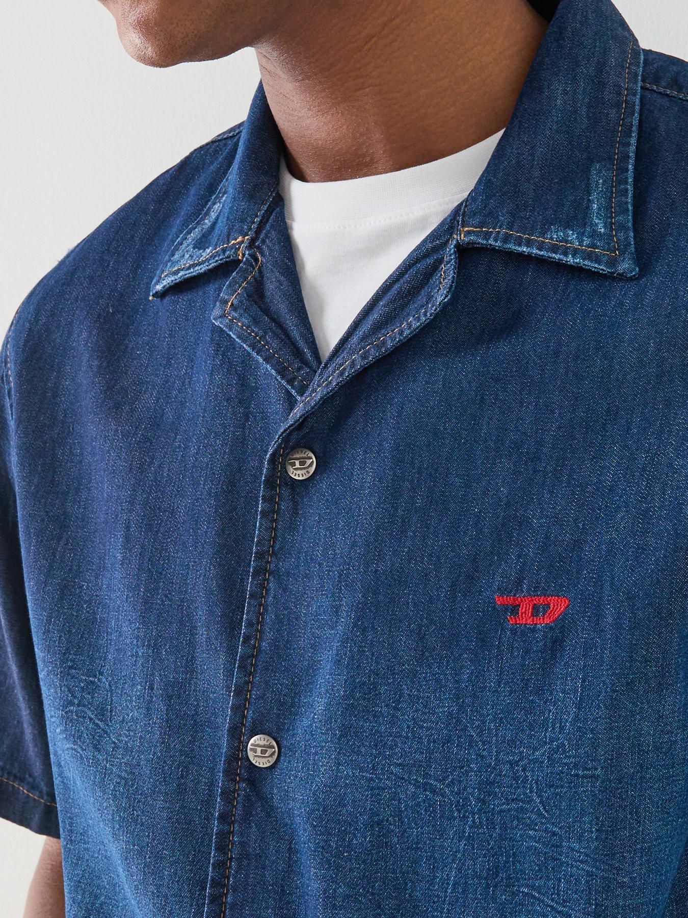 diesel-d-oval-denim-short-sleeve-shirt-bluedetail