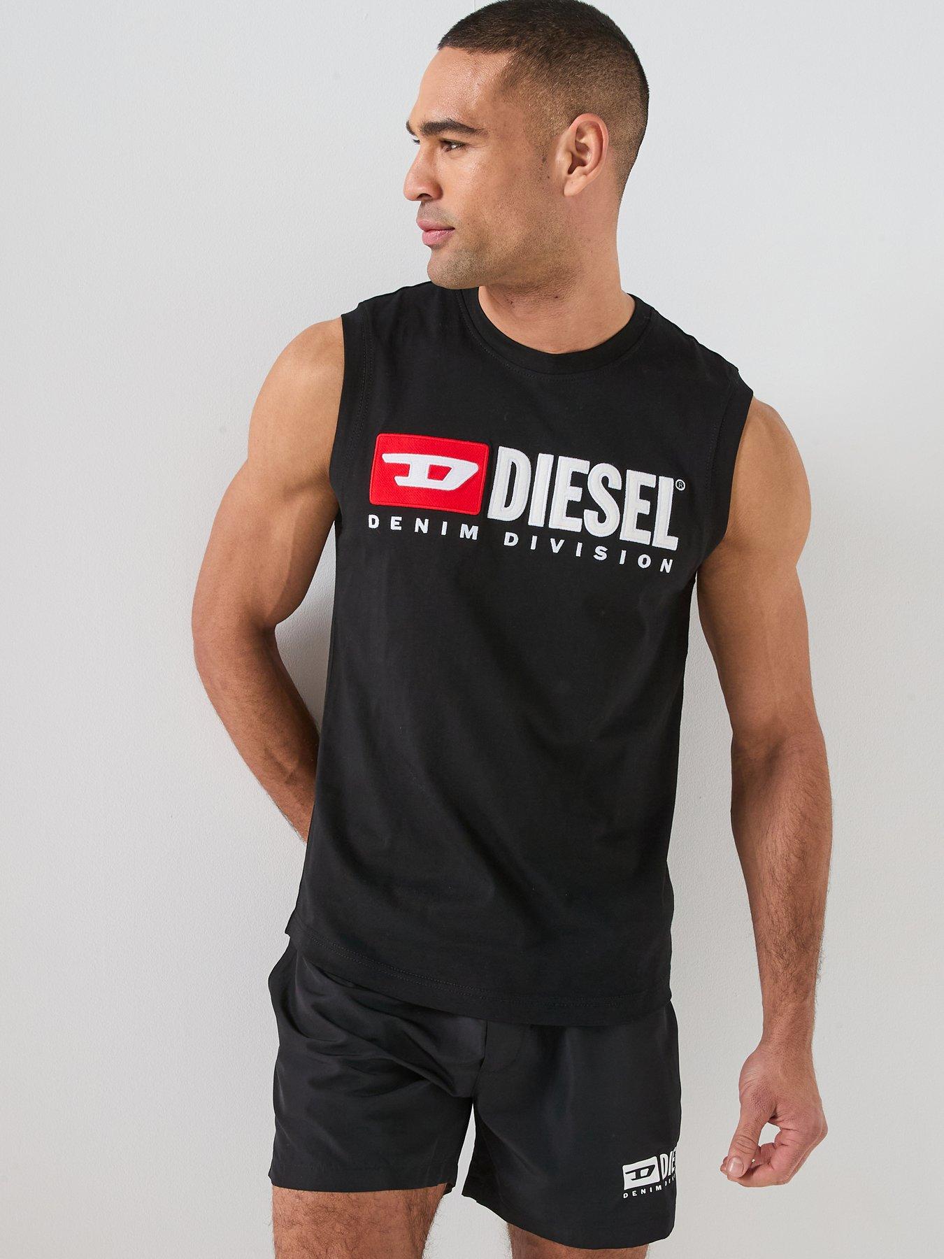 Image 1 of 5 of Diesel Logo Vest - Black