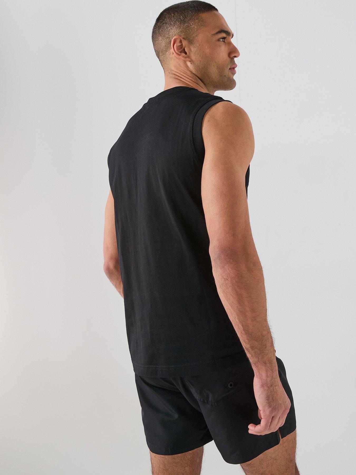 Image 2 of 5 of Diesel Logo Vest - Black