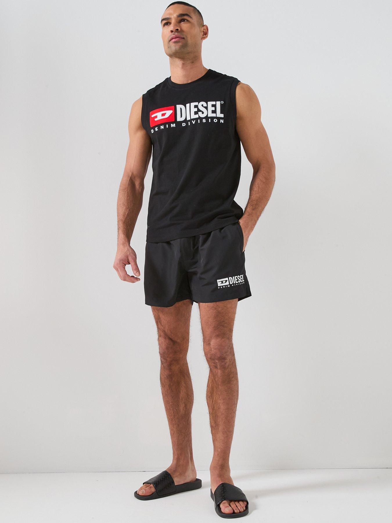 Image 3 of 5 of Diesel Logo Vest - Black