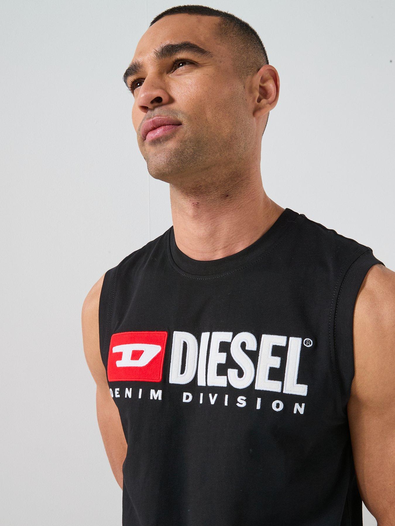 Image 4 of 5 of Diesel Logo Vest - Black