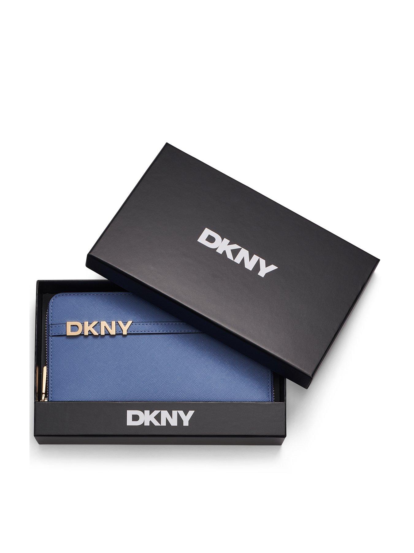 DKNY Avril Zip Around Wallet - Blue